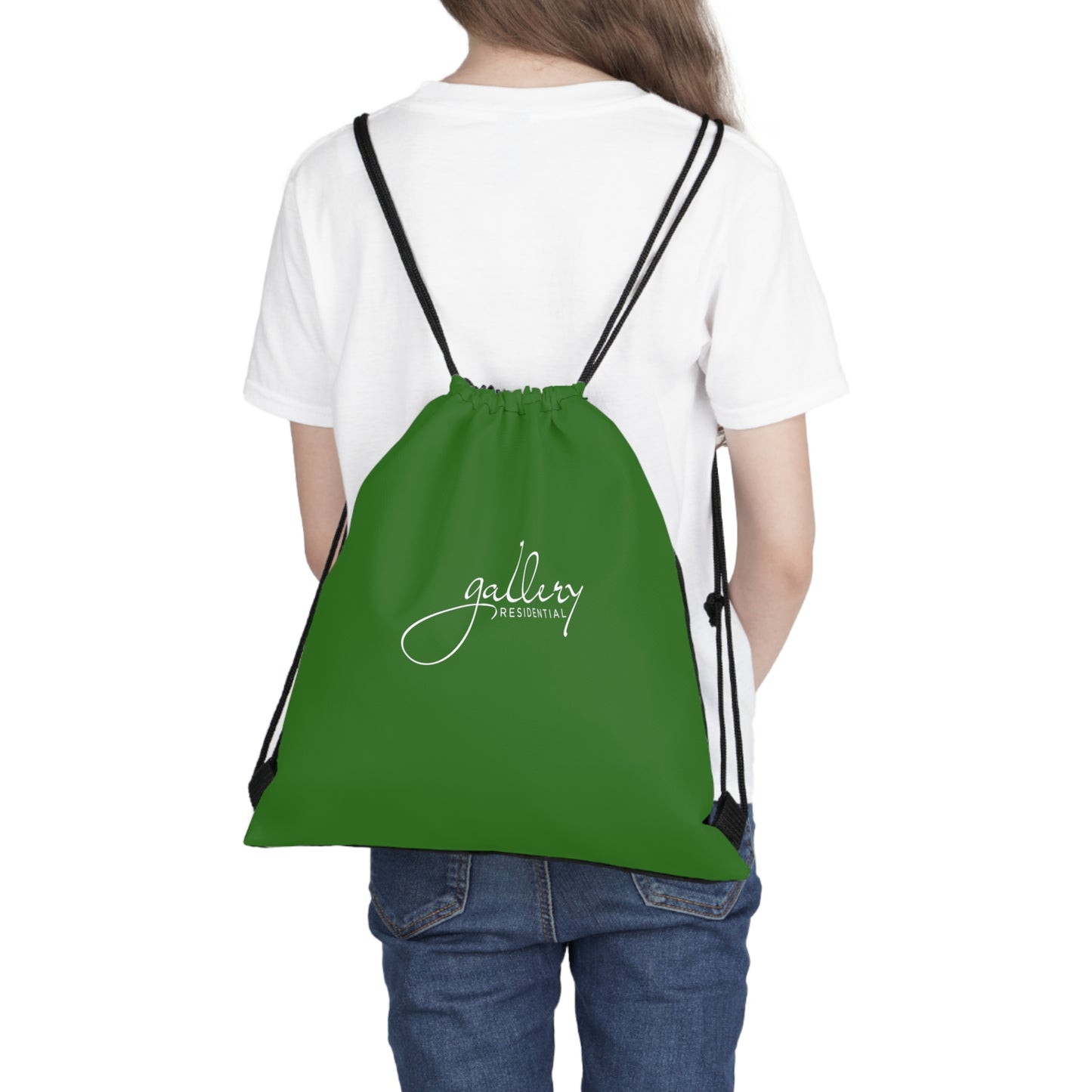 Green Drawstring Bag